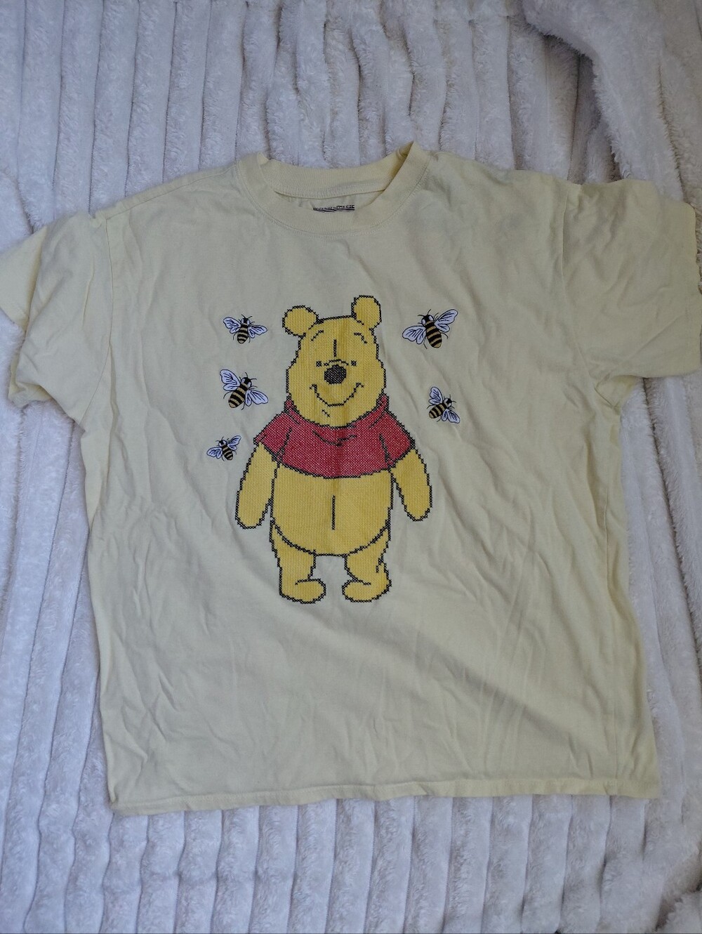 Winnie The Pooh Cross Stitch T Shirt